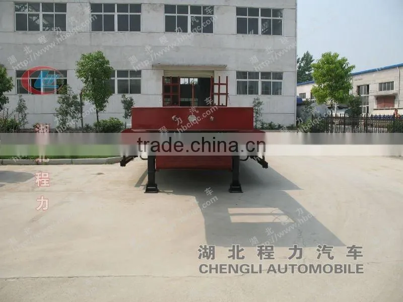 twin axle gooseneck lowbed trailer
