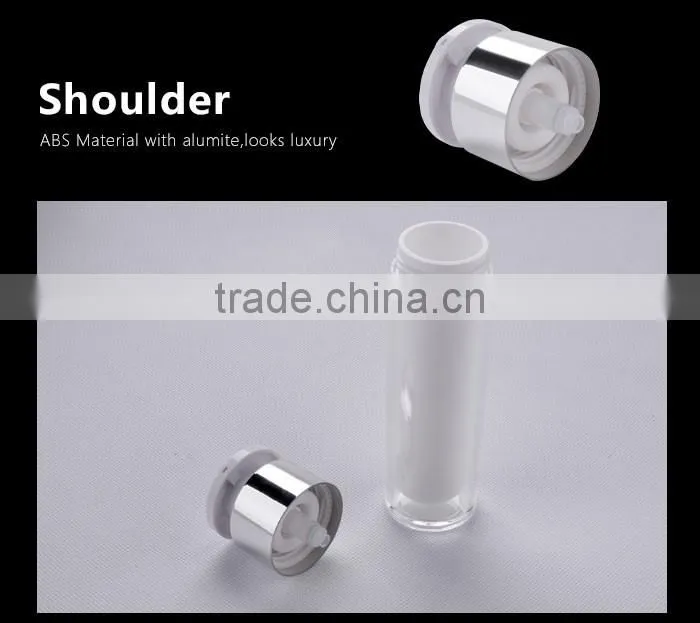 Empty luxury ABS plastic cosmetic lotion pump bottle