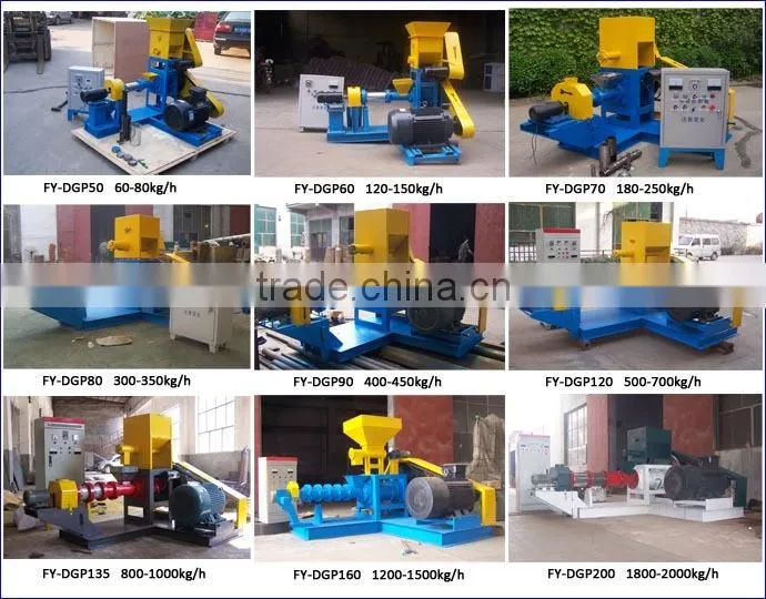 Factory price small poultry equipment with single screw extruder