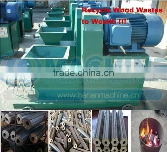 hexagon wood charcoal briquette machine manufacurer CE approved