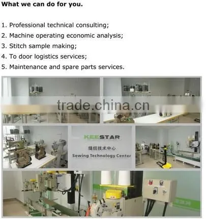 Keestar 0303/0303CX one needle flat bed heavy duty industrial sewing machine