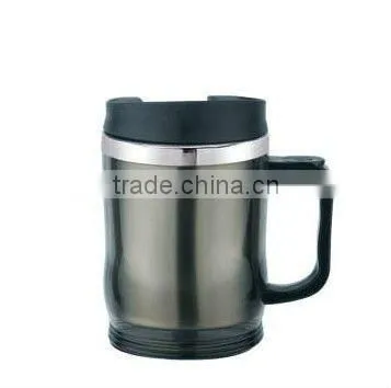 Bell Single wall Eco-friendly auto travel thermal camping mug with handle