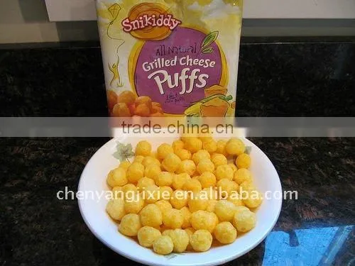 puffed corn snacks making machine/small corn snack extrusion machine