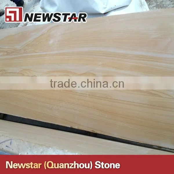 Beige Color and Honed Surface Finishing sandstone