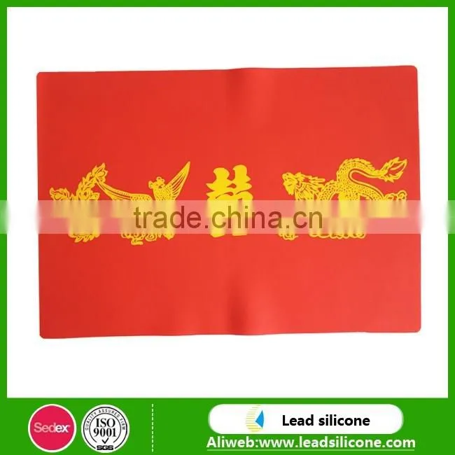 SEDEX4P ISO9001 Certificate Heat Resistant Silicone Fridge Mat Customized Logo Silicone Beer Mat Silicone Fridge Mat