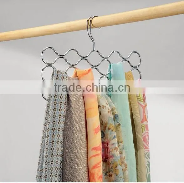Scarf Organizer. Space Saver, Snag Free, Hanger for Accessories, Use in Closet