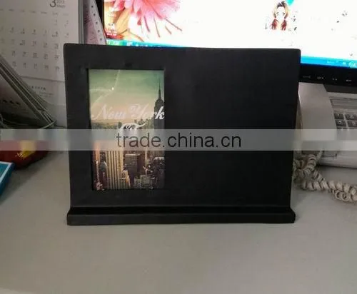 Metal chalkboard frame with stand