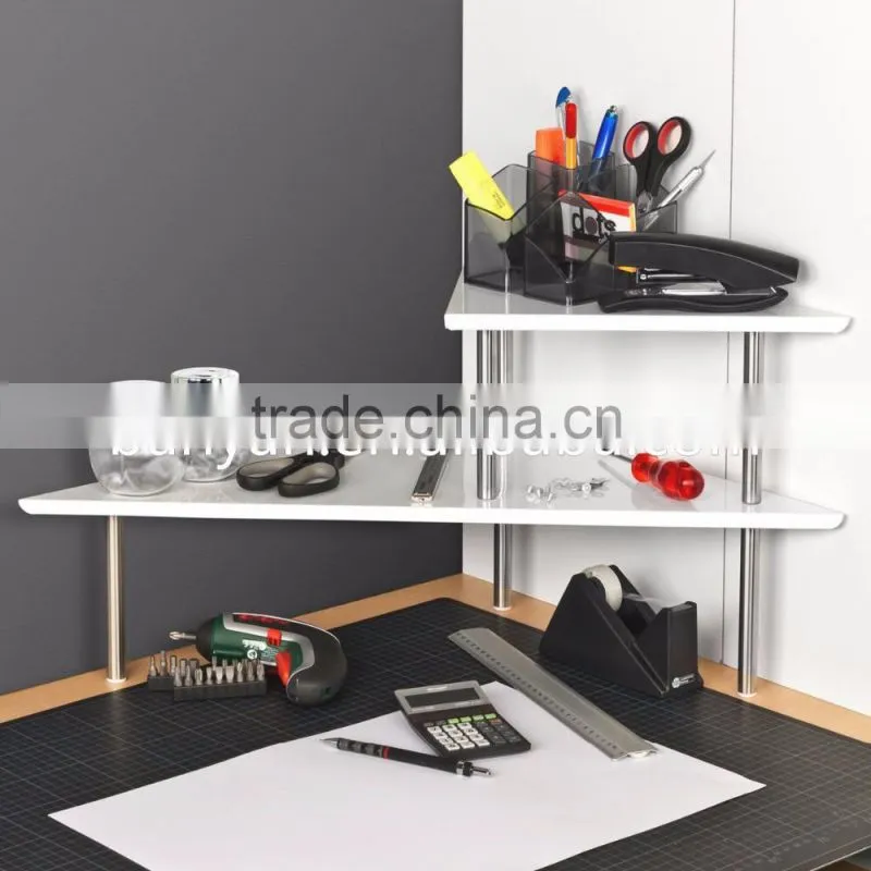 China Factory Kitchen and Home Stainless Steel Corner Storage Shelf