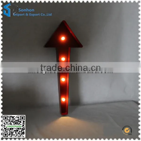 Plastic LED Lighted With Battery /Letter"A"&" Arrowhead" Decoration Light