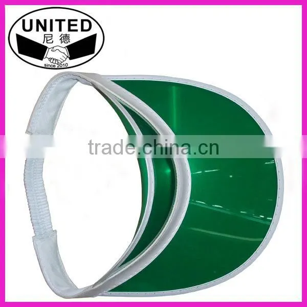 pink pvc sun visor cap for promotion