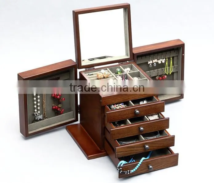 Wooden jewelry gift box