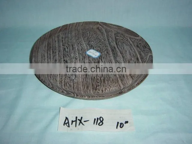 The glass bottom wooden tray