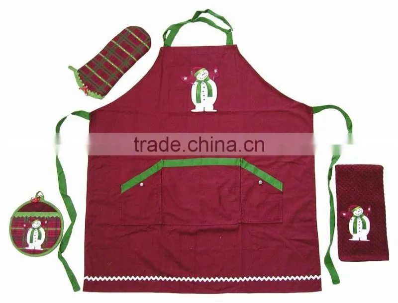 Christmas gifts Kichen Textlie Sets Apron sets Oven Glove sets Tea Towel Sets