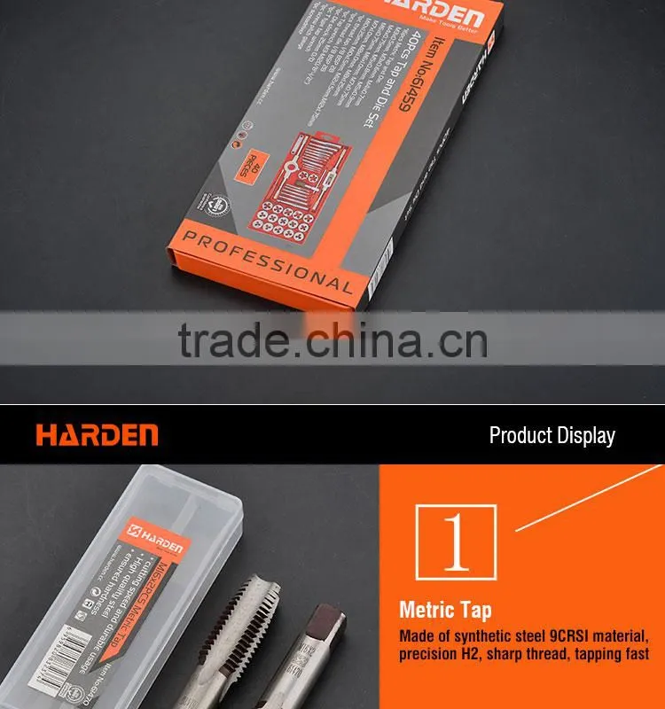 Professional 40PCS Tap And Die Set