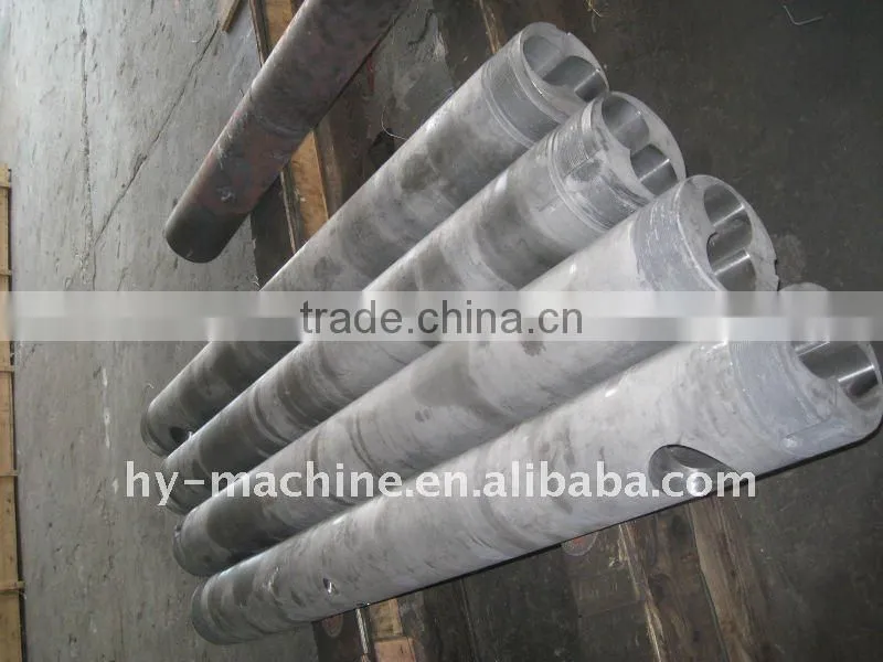 Conical twin screw