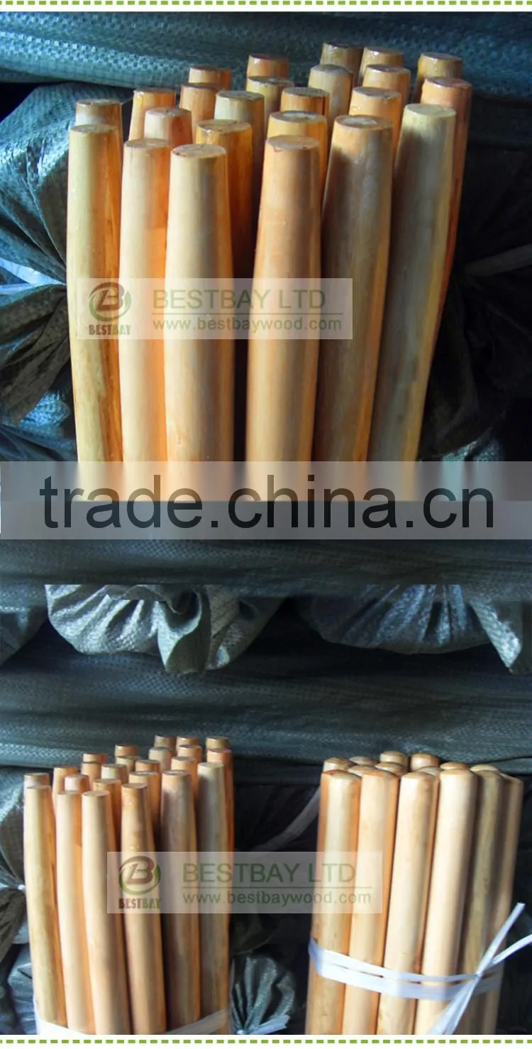 Varnish painted wood rake handle,handle tool