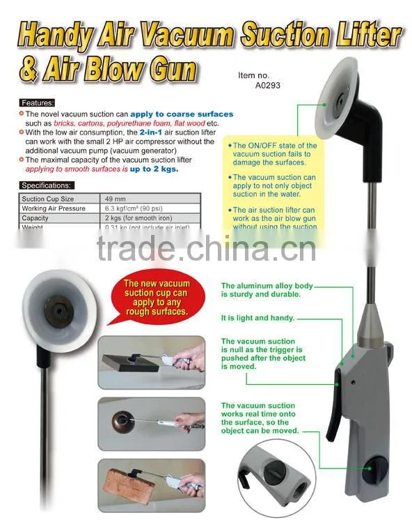 Handy Air Vacuum Suction Lifter & Air Blow Gun