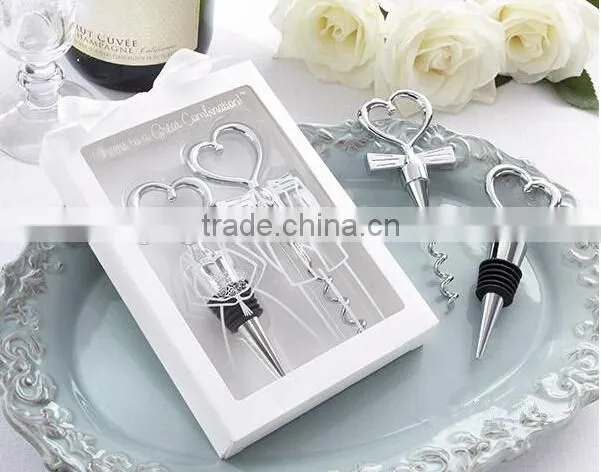 Creative Wine Bottle Opener/Metal Wine Bottle Opener/Promotional Wine Bottle Opener For Wedding