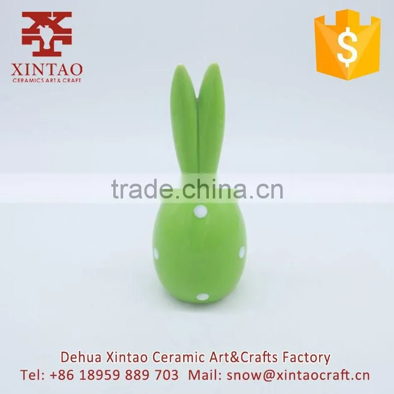 small atm children cute rabits ceramic money box coin bank Dehua Suppliers