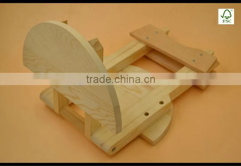 wooden folding chairs,round wooden stool outdoor