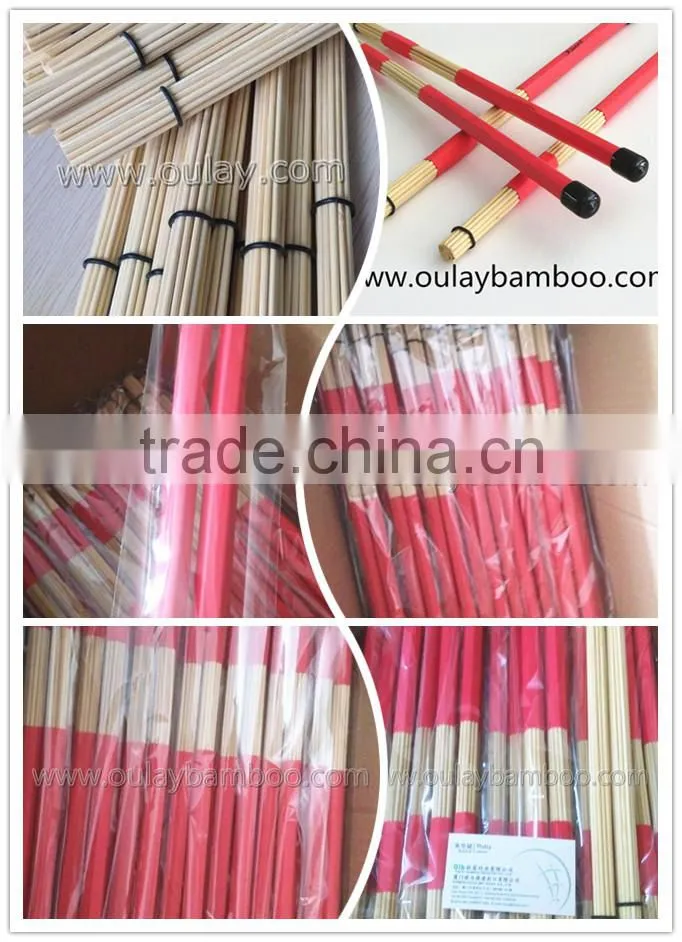 3mm drumsticks with rubber tubus and caps