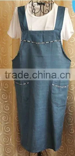 customize solid color cotton kitchen apron