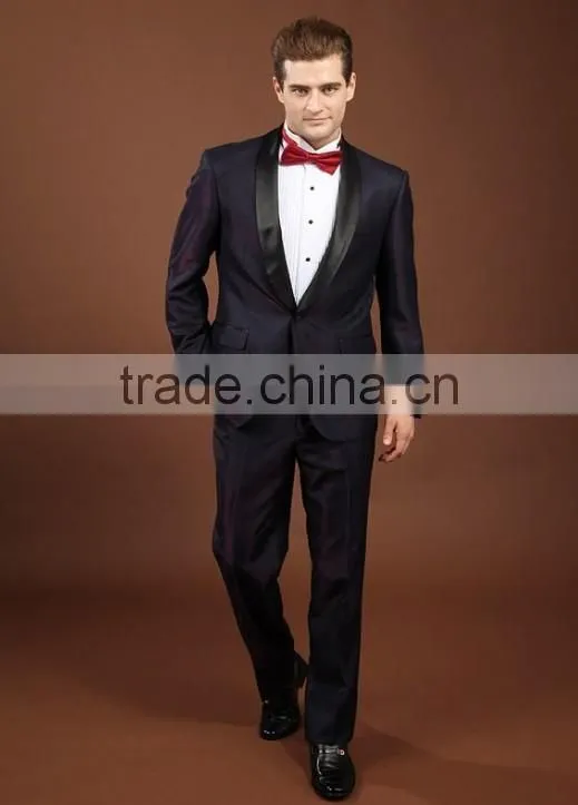 2015 blue suits new me coat pant designs