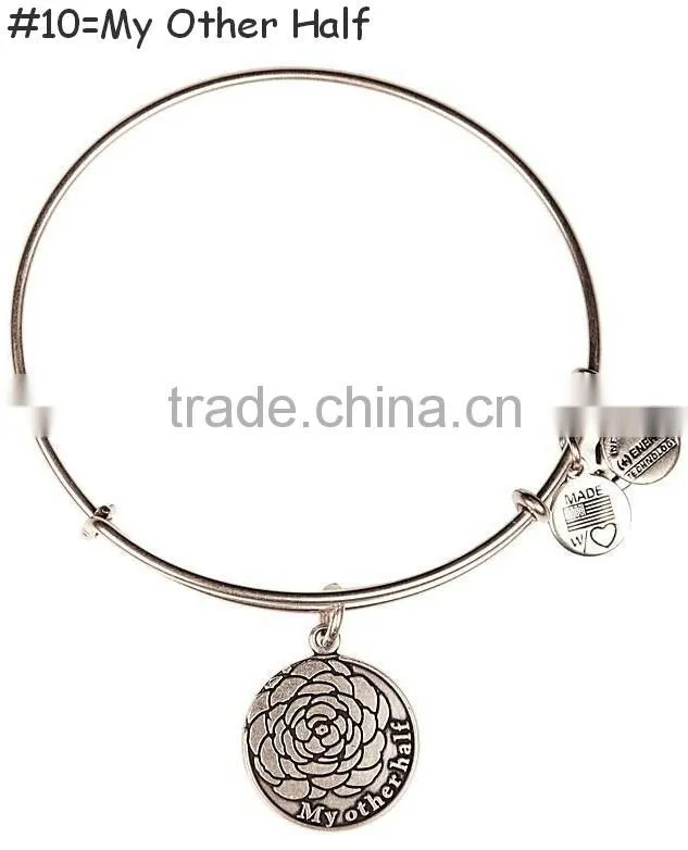 Heart wire bangle bracelet jewelry Personalized love Bracelet jewelry for Valentina's Day Adjustable vintage Bangle jewelry