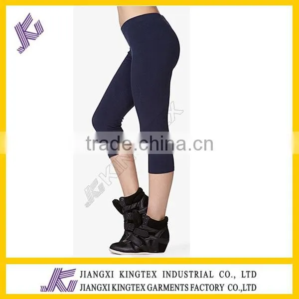 women blank cheap pants,one color womens pants,100%cotton jogger pants