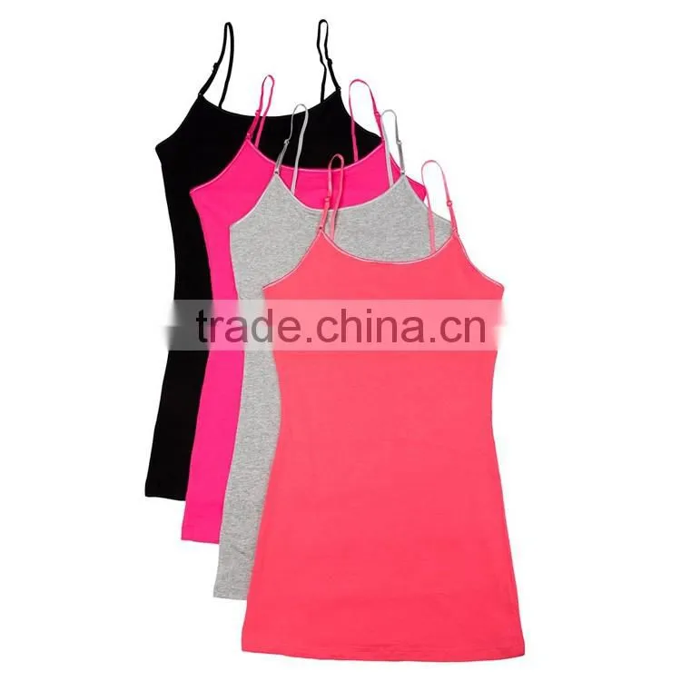 Fashion Designer Custom Women Wholesale Seamless Plain White Tank Top