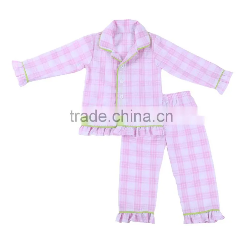 2017 kaiyo wholesale kids children's boutique clothing baby clothes girl ruffle set newborn children suit