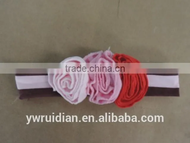 baby girl elastic fabric headband kids braid cross dot hairband flower knot solid craft children boutique headband