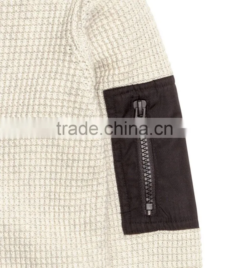 Wholesale 100% cotton knitted sweater design for kids hand knit boy sweater