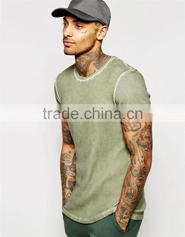 2017 Summer Casual Guangzhou Shandao OEM 180g Cotton Spandex Short Sleeve Round Neck CustomT Shirt