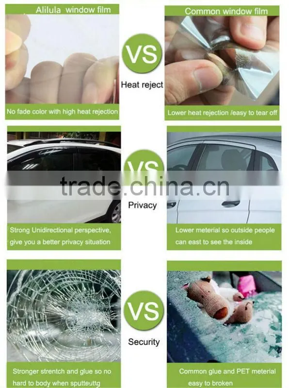 scratch resistance car window safety film for glass with free sample