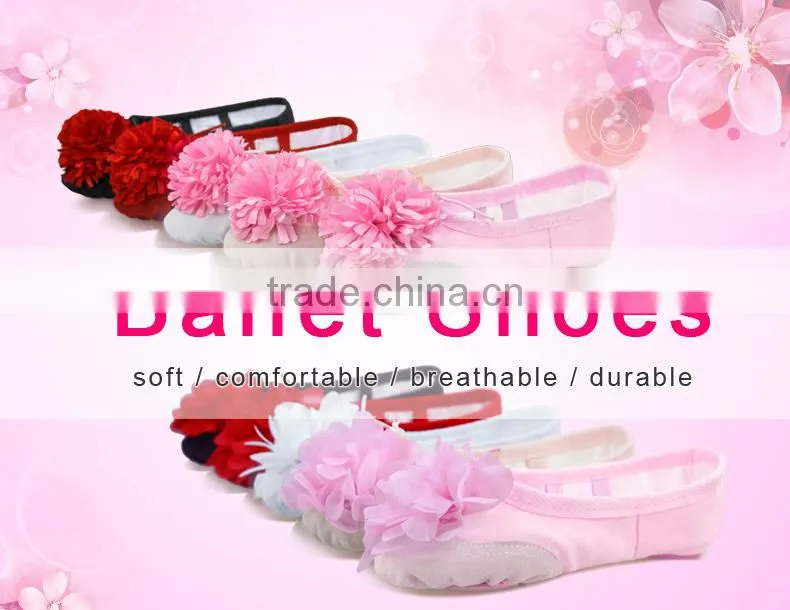 High Quality Soft Canvas Dance Shoes Split Sole Ballet Shoes