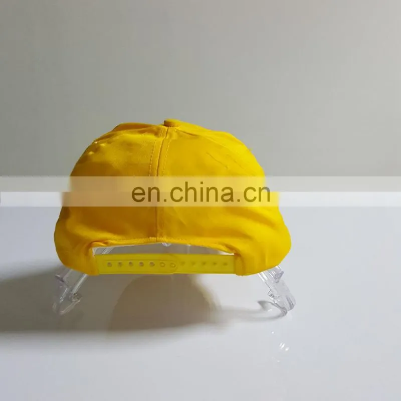 Custom color led light adult sport baseball hats mesh dad cap