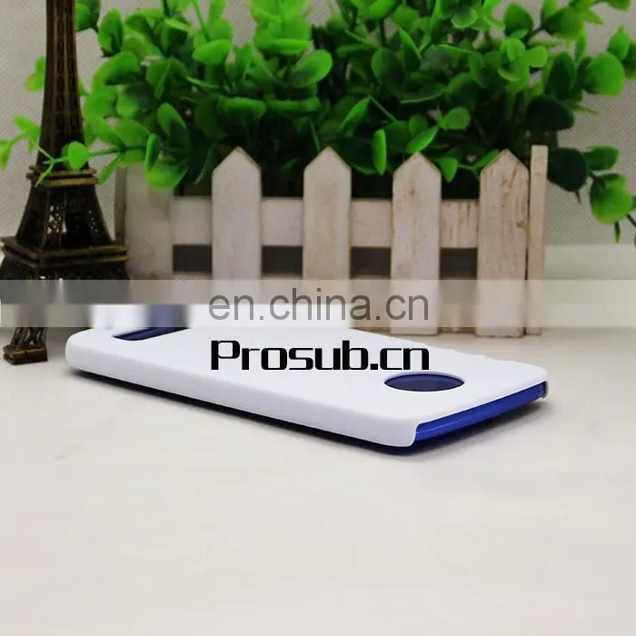 3d heat transfer diy blank smartphone case cover skin for Prosub- Moto Z Play