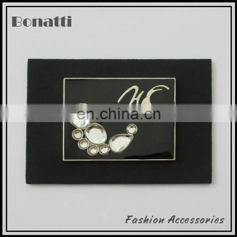 2013 hot sale pu leather labels for garment and bags