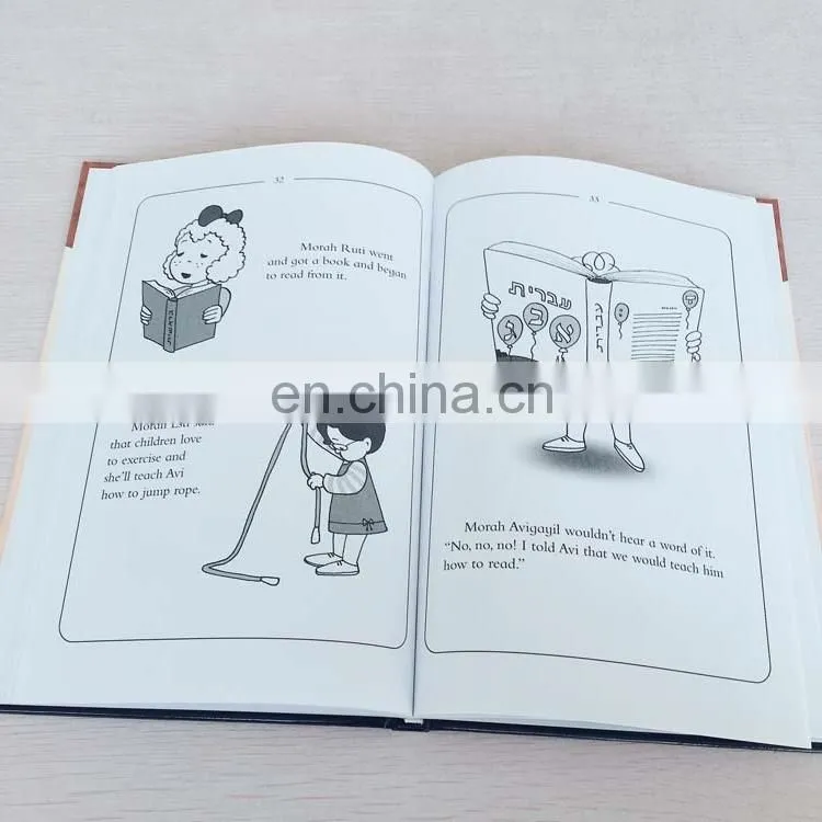 China factory price custom storybook, cheap hardcover book printing with perfect binding