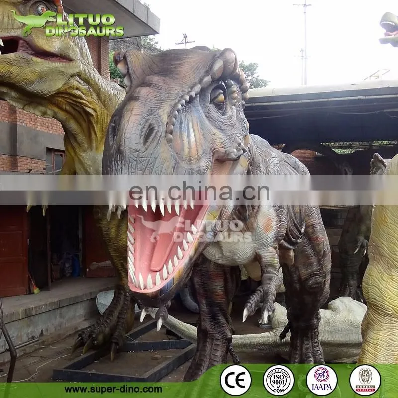 china Dinosaur park 3d movies life-size animatronic dinosaur, simulation decorative attractive