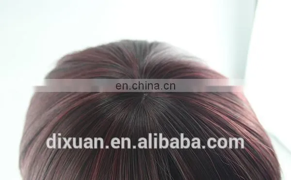 Wholesale hot sale full machine made wig with Bangs