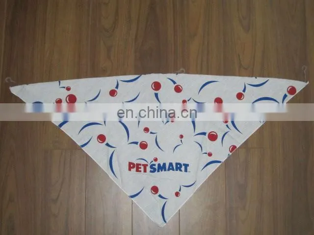 Eco-friendly Triangular Bandana, Cotton Bandana, Pet Bandana