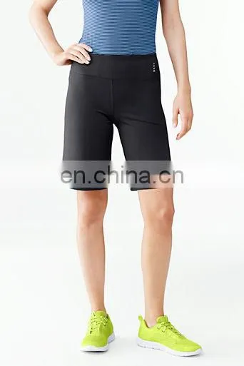 Yihao trade assurance women's relaxed sportswear with pocket black shorts