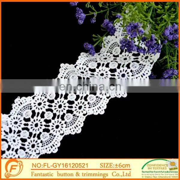 Flower Trimming laces And White fabric lace Chiffon Wholesale Rose Lace