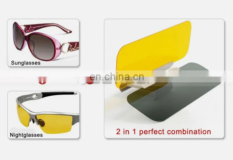 Acrylic Night and Day Vision Car Driver Safety Googles Visor
