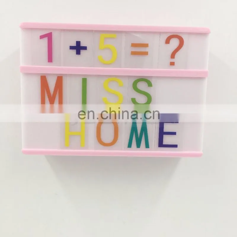 A6 Size DIY Advertising LED Light Box for Home Office Decoration