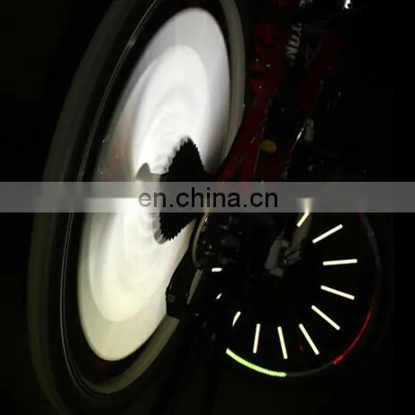 Bicycle reflective spoke