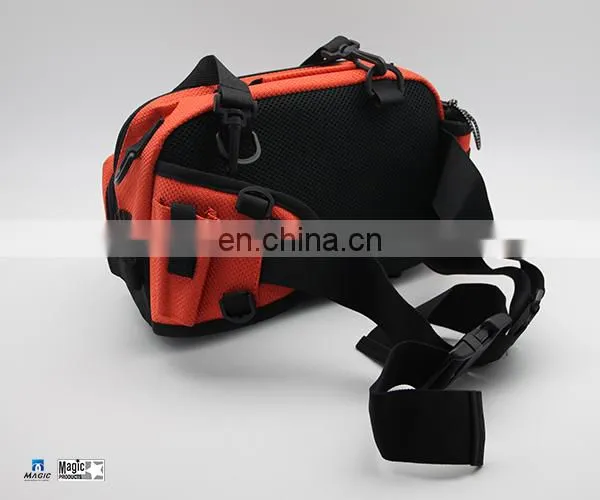 Portable Multi-functional Fishing Tools Fishing Lure Tackle Box Waist Pack Shoulder Bag