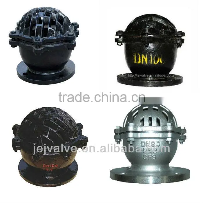Flanged and threaded water foot valve
